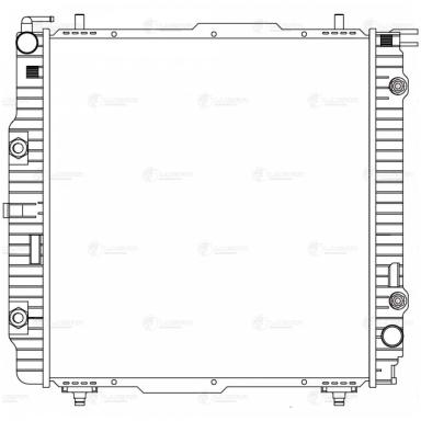 Радиатор двигателя LRc 1515
