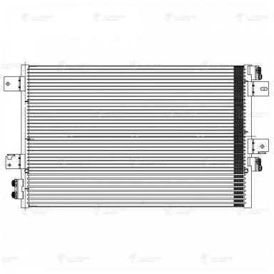 Радиатор кондиционера LRAC 0349