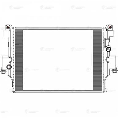 Радиатор двигателя LRc 3031