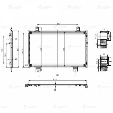 Радиатор кондиционера LRAC 1946