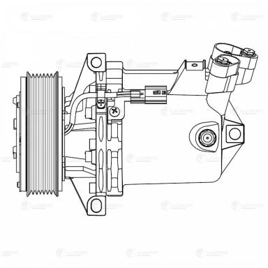 Компрессор кондиционера LCAC 0976