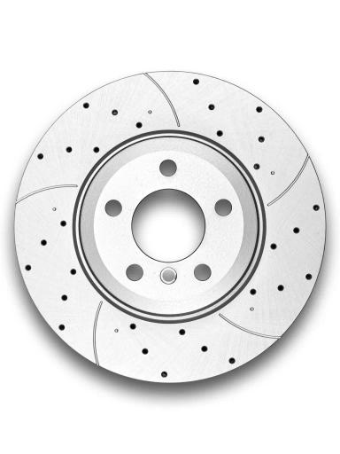 Диск тормозной задний вентилируемый DSK-R117P