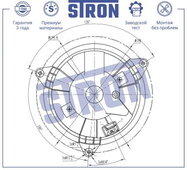 Мотор отопителя салона STIF002