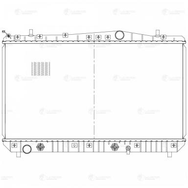 Радиатор двигателя LRc 0506