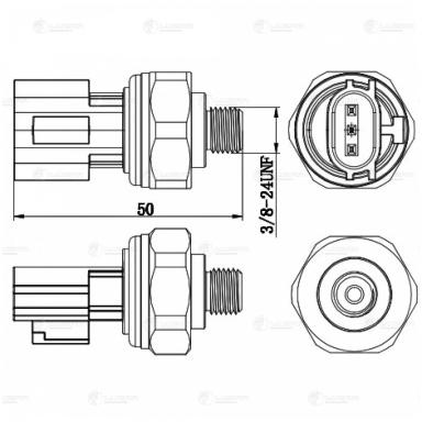 Датчик давления хладагента LRPS 1401