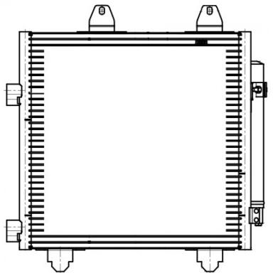 Радиатор кондиционера LRAC 2017