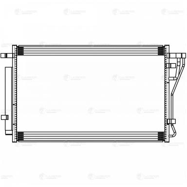 Радиатор кондиционера LRAC 0880