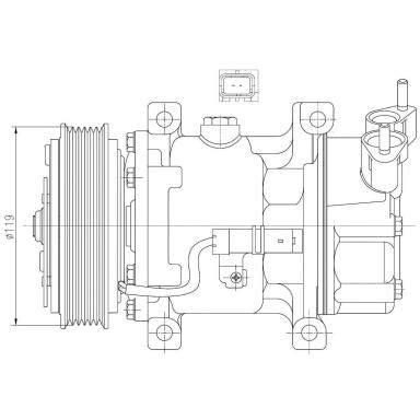 Компрессор кондиционера LCAC 2026