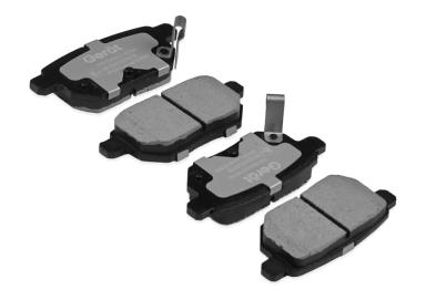 КОЛОДКИ ТОРМ.ЗАД., К-Т BPR074PG