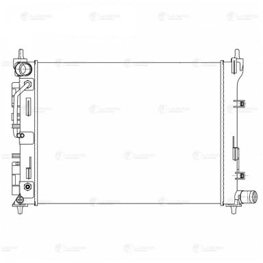 Радиатор двигателя LRc 081L5