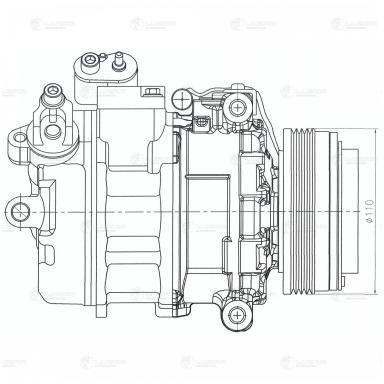 Компрессор кондиционера LCAC 2682