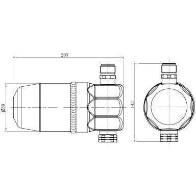 Ресивер-осушитель кондиционера LCR 1803