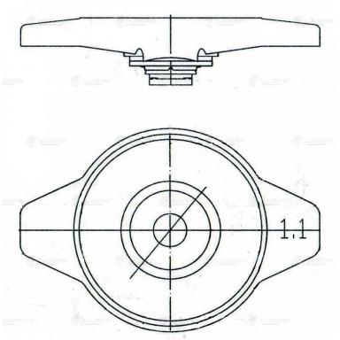 Крышка радиатора LL 1902