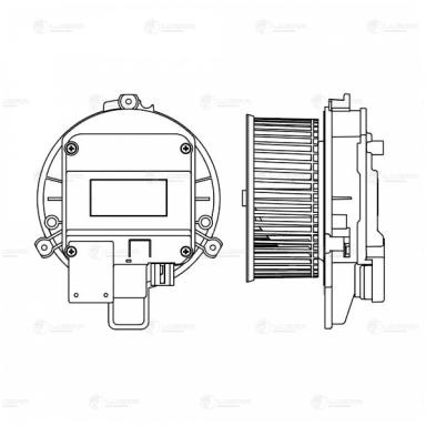 Мотор печки c крыльчаткой LFh 1819