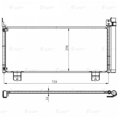 Радиатор кондиционера LRAC 1945