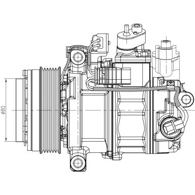 Компрессор кондиционера LCAC 1522
