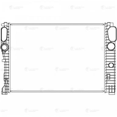 Радиатор двигателя LRc 1517