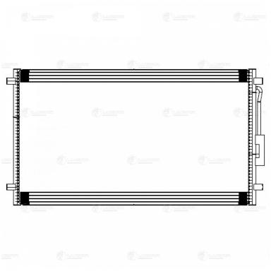 Радиатор кондиционера LRAC 0348