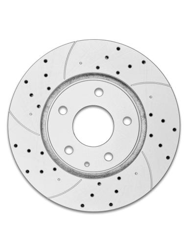 Диск тормозной передний вентилируемый DSK-F014P