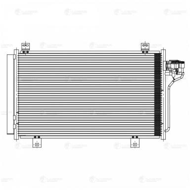 Радиатор кондиционера LRAC 251PE