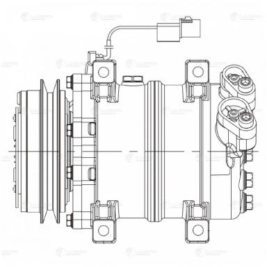 Компрессор кондиционера LCAC 1148