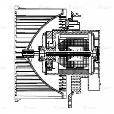 Мотор отопителя салона LFh 2549