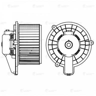 Мотор печки c крыльчаткой LFh 3039