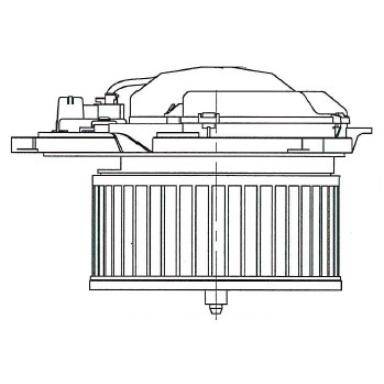 Мотор отопителя салона LFh 15166