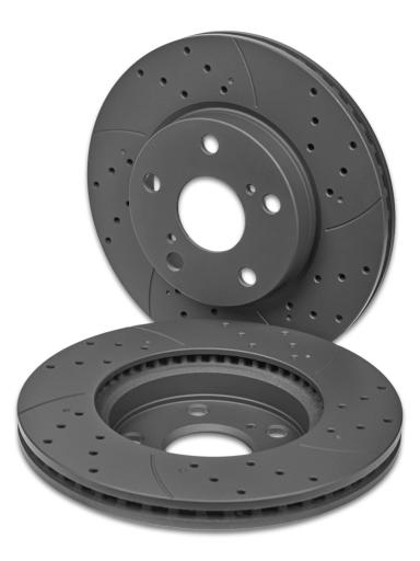 Диск тормозной передний вентилируемый DSK-F052W