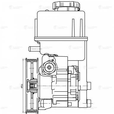 Насос гидроусилителя руля P1203 LPS 1507
