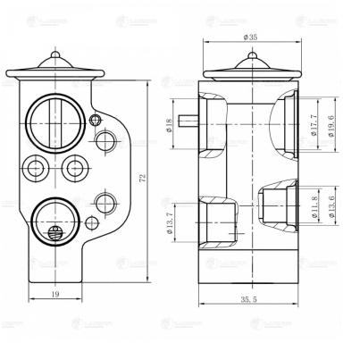 Клапан расширительный кондиционера LTRV 1824