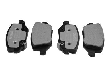 Колодки тормозные дисковые задние BPR157PG