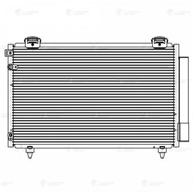 Радиатор кондиционера LRAC 1909