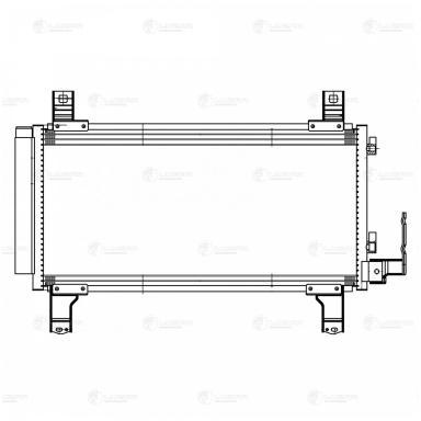 Радиатор кондиционера LRAC 2510