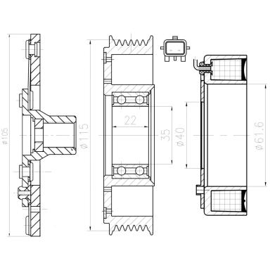 Муфта кондиционера LMAC 1431