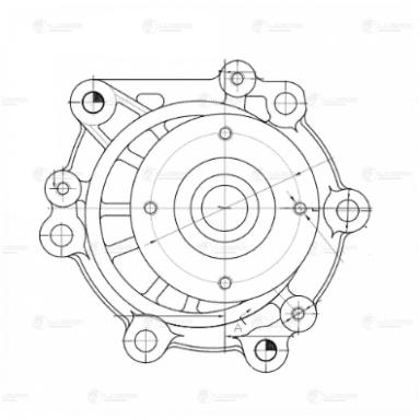 ВОДЯНОЙ НАСОС LWP 1934
