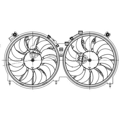 Мотор вентилятора охлаждения LFK 14N9