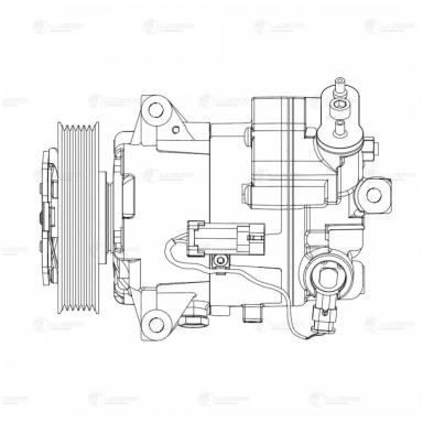 Компрессор кондиционера LCAC 2108