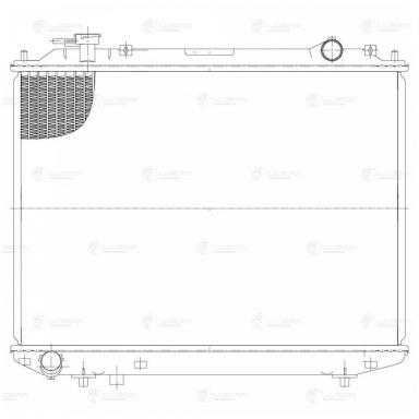 Радиатор двигателя LRc 2501