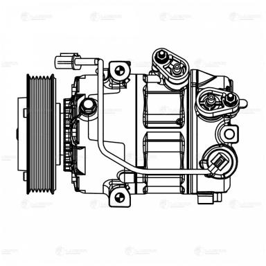 Компрессор кондиционера LCAC 0876