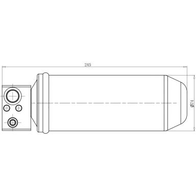 Ресивер-осушитель кондиционера LCR 2701