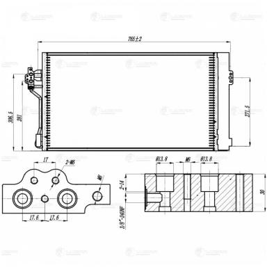 Радиатор кондиционера LRAC 1507