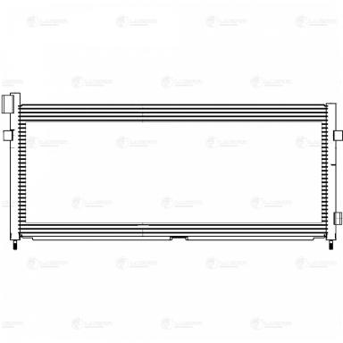 Радиатор кондиционера LRAC 1073