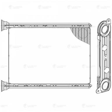 Радиатор отопителя LRh 0902