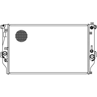 Радиатор двигателя LRc 1940