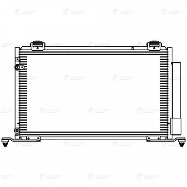 Радиатор кондиционера LRAC 1908