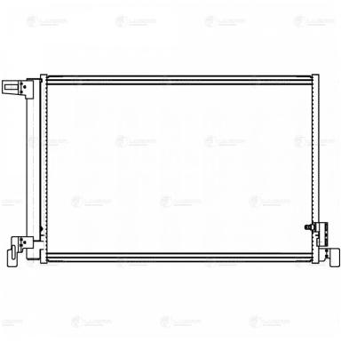 Радиатор кондиционера LRAC 1860