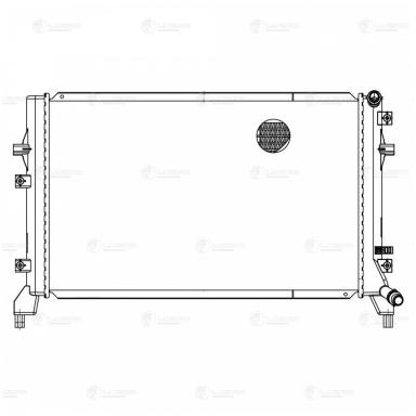 Радиатор двигателя LRc 18BN