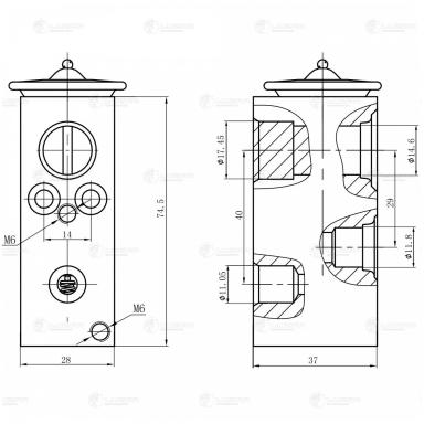 Клапан расширительный кондиционера LTRV 2080