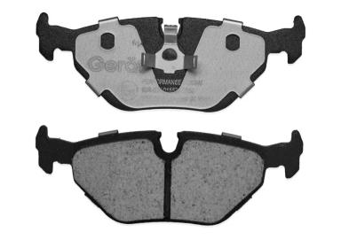 Колодки тормозные задние дисковые к-кт BPR188PG